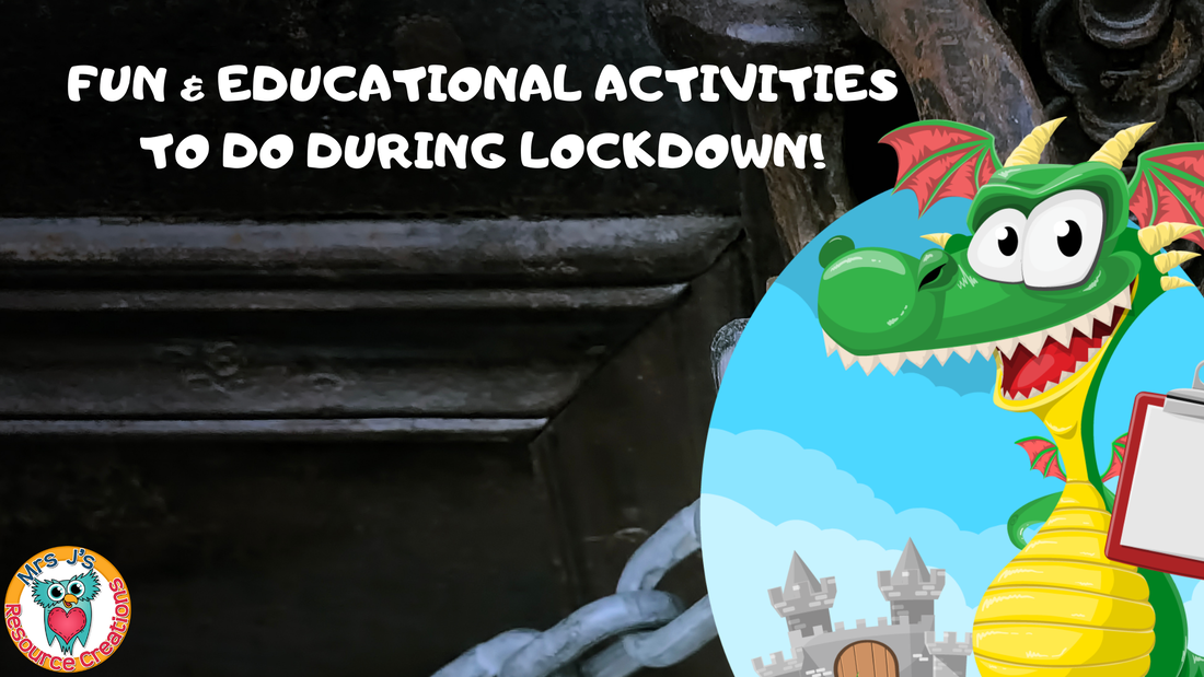 MEGA LIST OF FUN AND EDCUATIONAL Activities to do during Lockdown - JJ ...