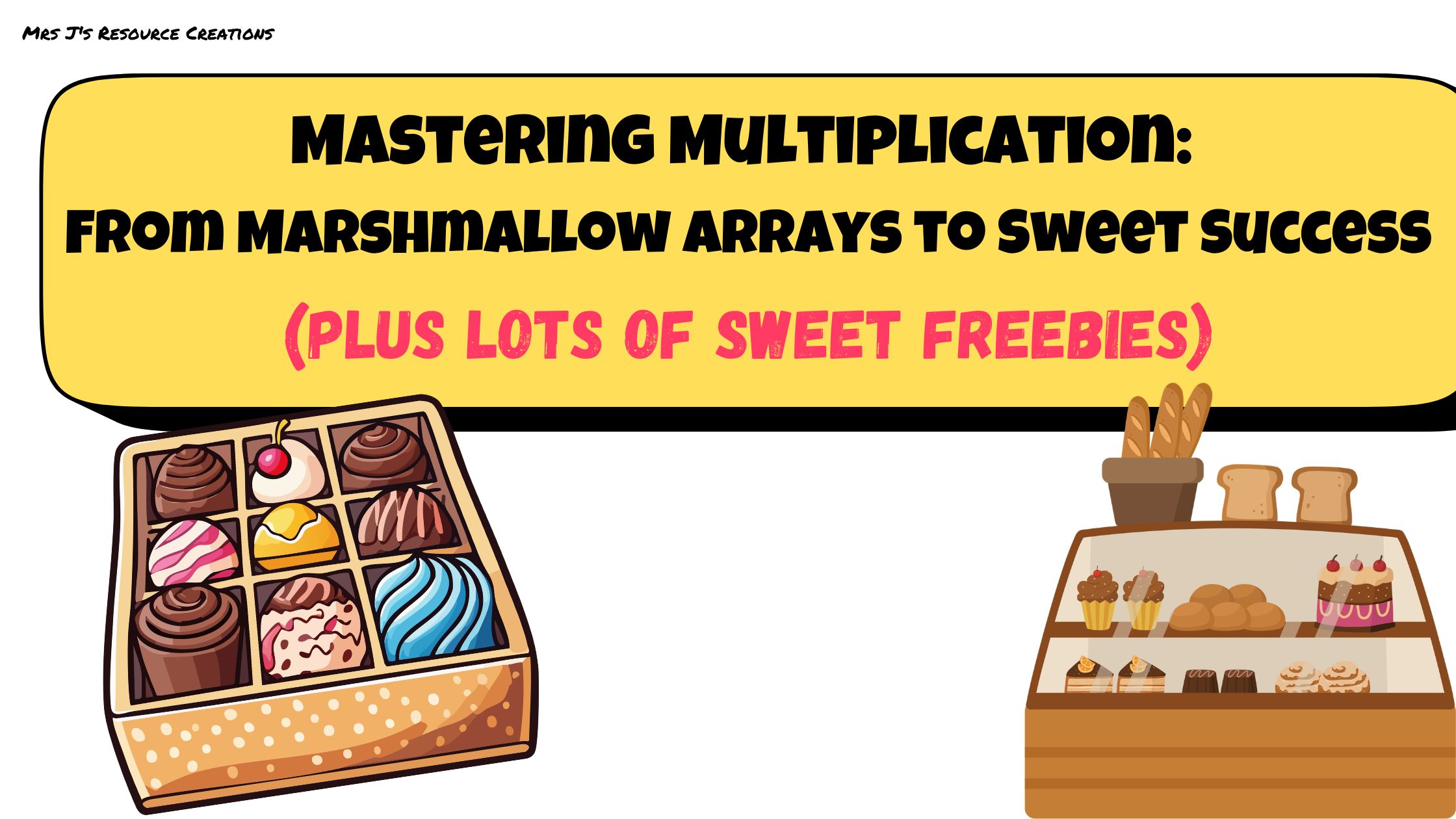 Multiplication Arrays with Marshmallows and other Sweet Treats