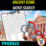 Ancient Rome Word Search Puzzle Printable PDF FREE