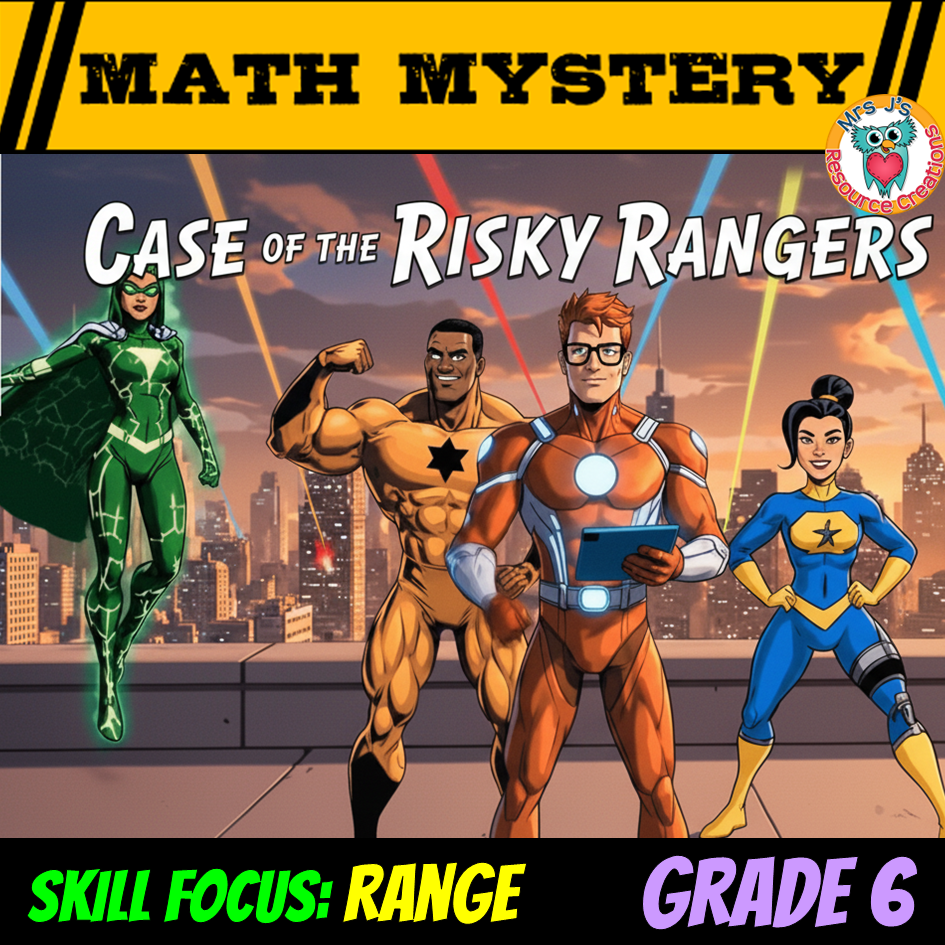6th Grade Range Math Mystery Worksheets Risky Rangers