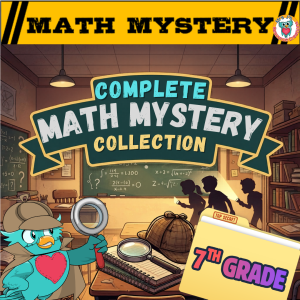 7th Grade Math Mystery Bundle: Complete Collection