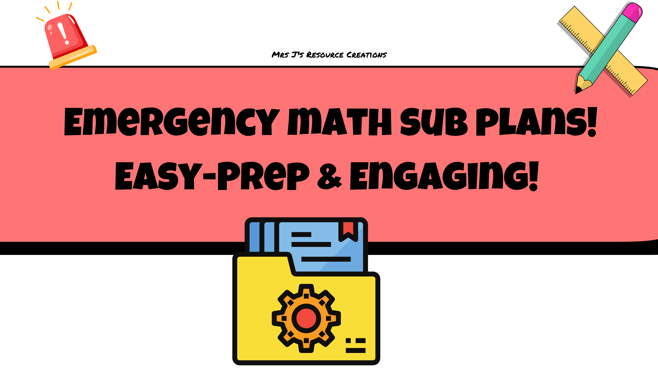 emergency sub plans activities guide for math time