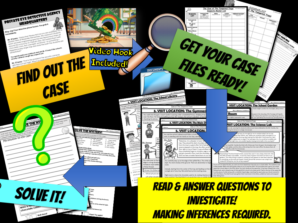 preview from tampered traps private euye csi literacy mystery 