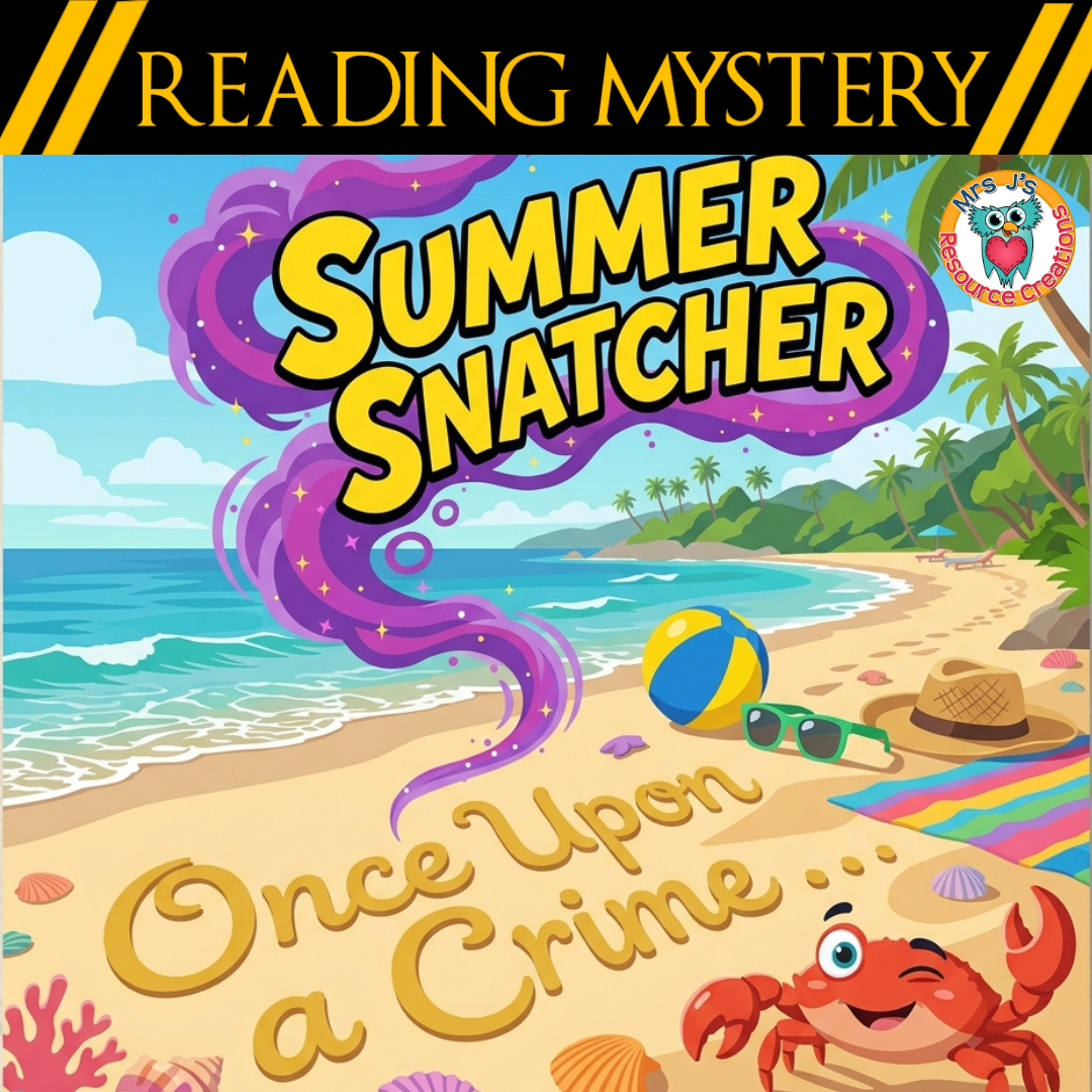 Summer Snatcher Reading Comprehension Mystery Activity Cover
