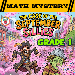 September Math Mystery 1st Grade Activity: September Sillies