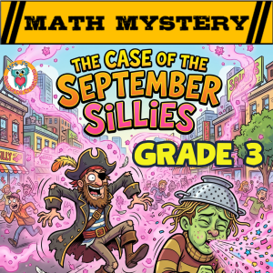 September Math Mystery 3rd Grade Activity: September Sillies