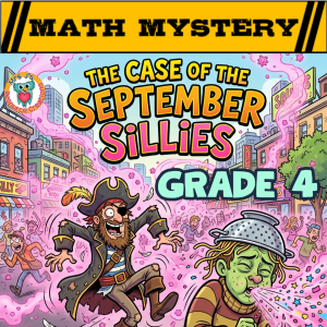 September Math Mystery 4th Grade Activity: September Sillies